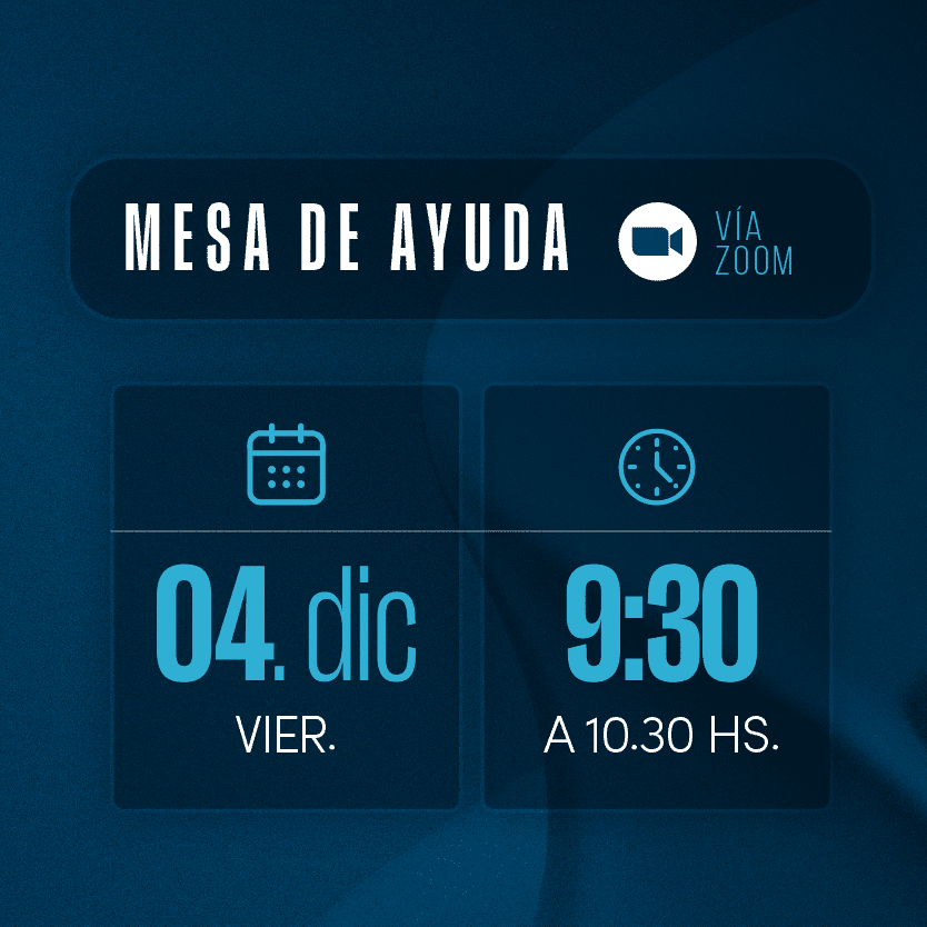 Mesa de ayuda - 04 diciembre