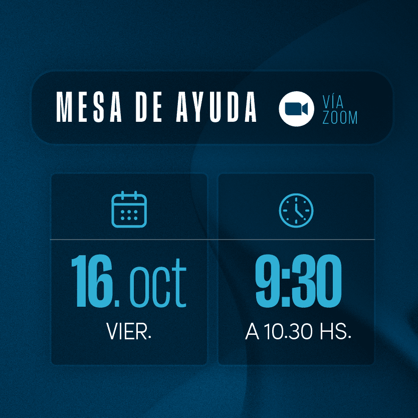 Mesa de ayuda - 16 octubre
